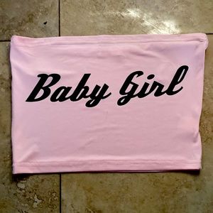 Pink crop top (BabyGirl)